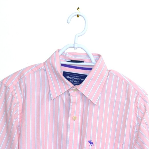 Abercrombie & Fitch “Muscle” Button-up Dress Shirt - Large - Picture 2 of 3